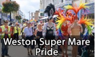 Weston Super Mare Pride Flags